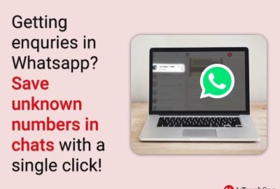 WhatsApp chats from unknown numbers as contacts